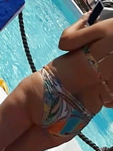 Spy Pool Ass Woman Romanian