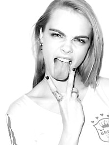 Cara Delevingne - By Terry Richardson Mq Photo Shoot