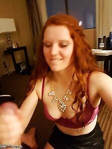 Redhead Amateur Gf Give Head