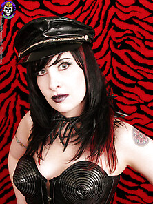 Hot Tattooed Gothic Dominatrix