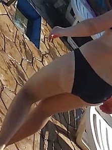 Spy Pool Ass Woman Romanian