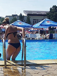 Spy Pool Sexy Ass Bikini Teens Girl Romanian