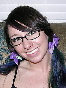 Amateur Glasses Wearing Nerdy Teen