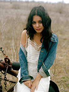 Vanessa Hudgens Looking Beach Retro