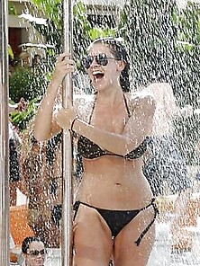 Imogen Thomas - Ebony Bathing Suit - Encore Beach Club