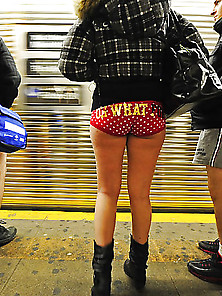 No Pants Subway Ride