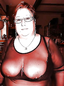 Grannies Matures Milfs Wearing See Through Tops 5