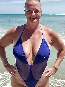Diane Tanner A Hot Slutty Teacher At The Beach 1