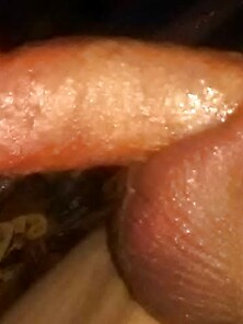Petite shemale Gabriela strokes her dick until she sprays cum