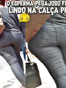 Mom Larguda Da Calca Preta Bbw Big Booty Candid Mega Donk