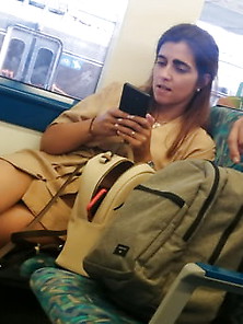 Hot Milf At Train