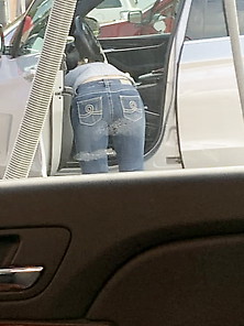 Nice Milf Booty At Carwash