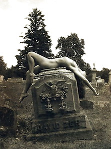 Women In Cementery