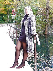 Amatrice Exhibe En Collants - Pantyhose