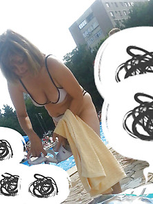 Spy Mature Woman In Pool Romanian