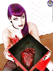 Gothic Valentine Hearts