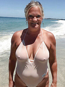 Diane Tanner A Hot Slutty Teacher At The Beach