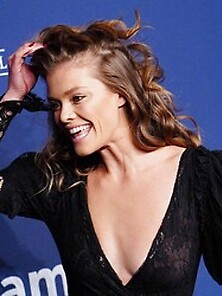 Nina Agdal Braless