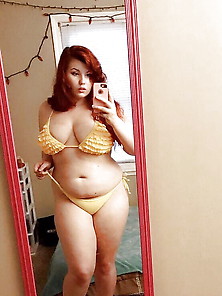 Curvy,  Thick And Big Girls In Bikinis - Set 56