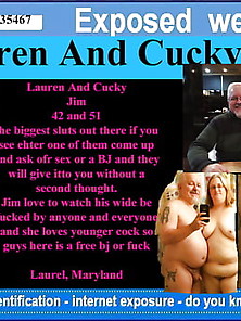 Slut Exposed: Webs Sluts Lauren And Jim 2