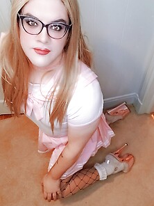 Princess Bunnie: Pink Uniform Bimbo