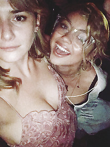 Addison Timlin & Sarah Hyland At Birthday Party 7-1-17