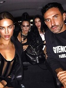 Irina Shayk Braless Photo