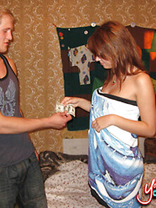 Pretty Whore Stripped Paying