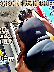 Coroa Lidiane Mega Cuzuda Candid Big Booty Bbw Culona Mom