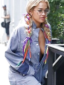 Braless Photos Of Rita Ora