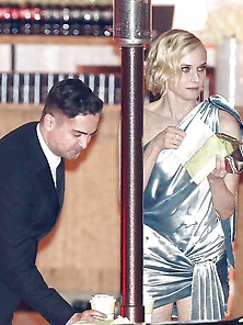 Diane Kruger Leaves '17 Vf Oscar Party