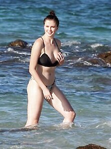 Ireland Baldwin Wet See Through Bikini Photoshoot In Hawaii