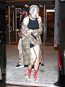 Rihanna O&a Leggy In Ny 10-10-17