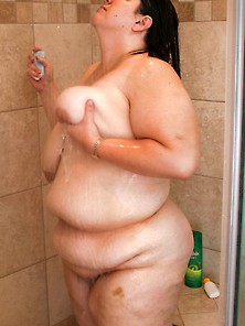 Showering Bbw Wife