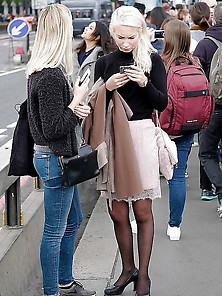 Candid Tights Pantyhose Street -6