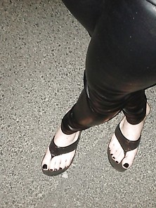 Black Flip Flops