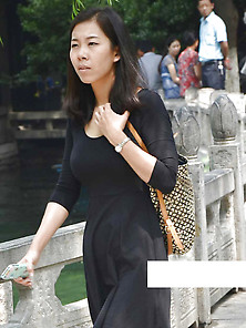 Pretty Chinese Milf In Public