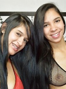 Brunette Teen Karito And Brunette Teen Lana.