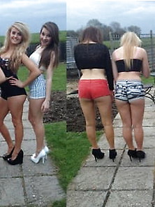 Chav Teen And Leggins