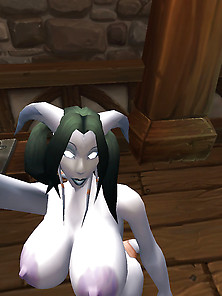 My Draenei Chick Warrior