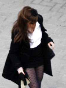 Candid Street Pantyhose -Tights #010