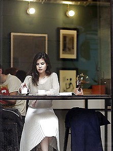 White Pleated Skirt