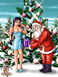 Tranny Assfucked By Santa Claus