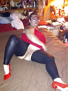 Hot Nasty Bbw In Slut Leggings