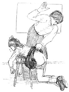 Spanking Drawning