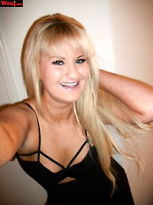 Cute Blonde Amateur Poses For Her First Shoot With Wouj. Com