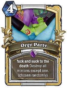 Orcgasmic's Naughty Hearthstone Cards