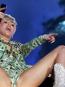 Slutty Miley Cyrus Performing In Milan