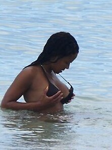 Christina Milian Nip Slip