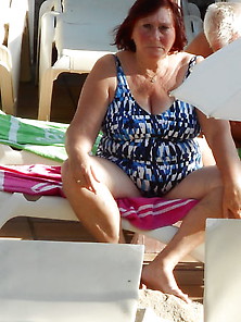 Mature Women And Grannies - Beach - Pool - Hotel Voyeur